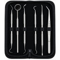 Dental  Kit – 6-Piece Stainless Steel Dental Hygiene Tool Set .